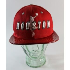KBETHOS Houston Rockets Red Snapback Hat One Size Fits Most Embroidered Texas